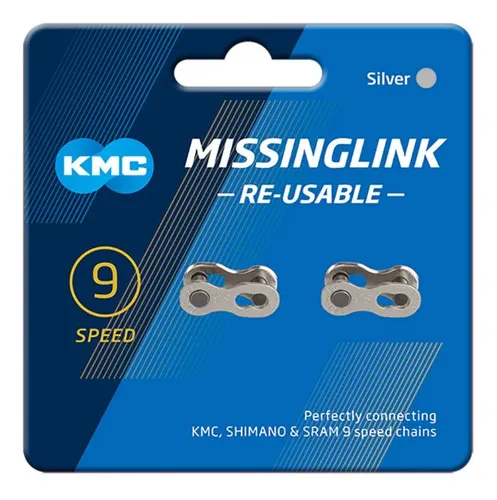 Candado Cadena Kmc 9 Velocidades Eslabon Conector Bicicleta