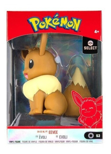 Imagen 1 de 3 de Pokemon Battle Ready Fig Vinilo Eevee Int Pkw0254 Orig