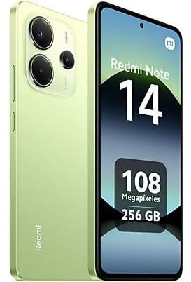 Smartphone Redmi Note 14 Dual Sim 256/8gb 4g Verde Claro