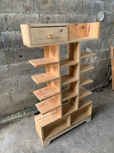 Imagen 2 de 3 de Zapatera Madera De Pino