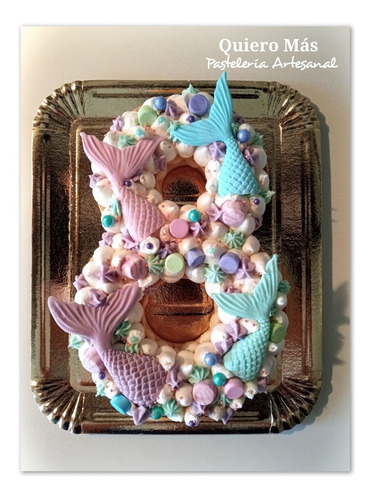 Imagen 3 de 10 de Number Cake Torta Número O Letra Personalizada 20x28cm