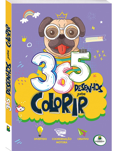 365 Desenhos Para Colorir - 288 Páginas - Todolivro