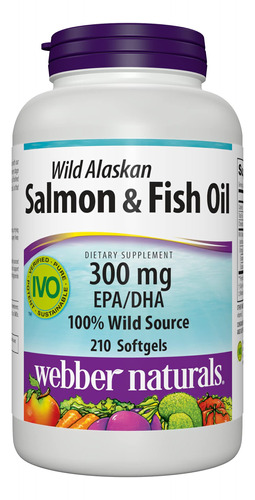 Webber Naturals Aceite De Pescado, 300 Mg De Omega-3, 1.000