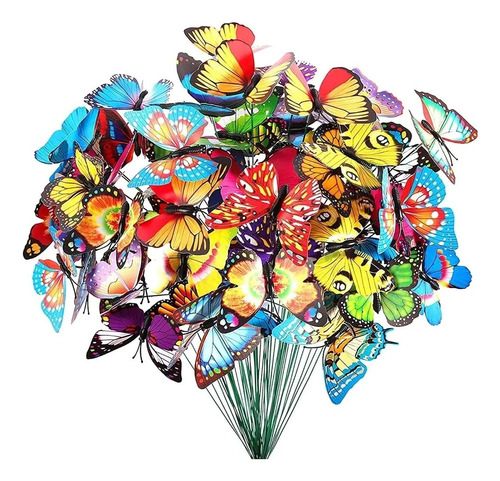 Mini Mariposa Decorativa Terrarios Jardin De Hadas X 20 Unid