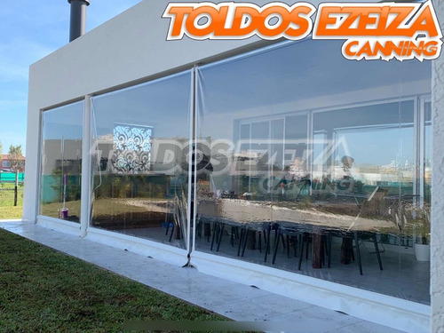 Imagen 9 de 10 de Toldo Vertical Transparente Kit Sin Instalacion 3 X 2.5
