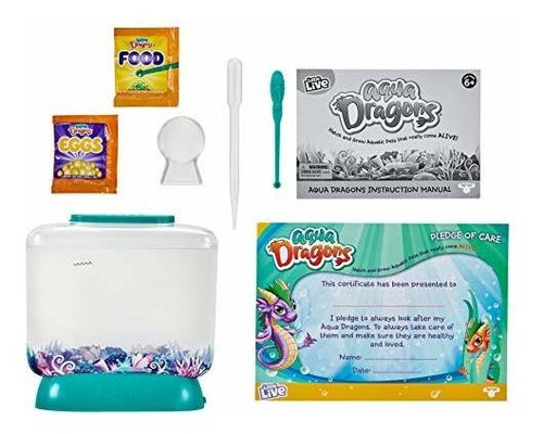 Juego De Ingenio Little Live Aqua Dragons - Deep Sea Habitat