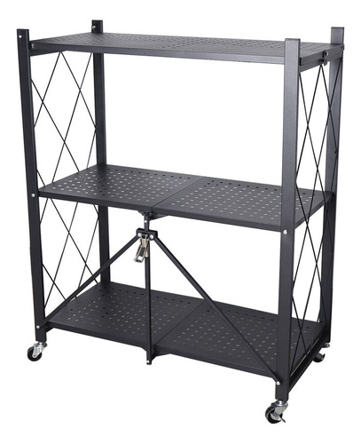 Estante Anaquel Organizador Plegable 3 Niveles Rack Metalico