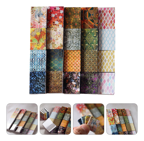 Mini Cuadernos De Colores, 20 Unidades, Adornos Para Casas P