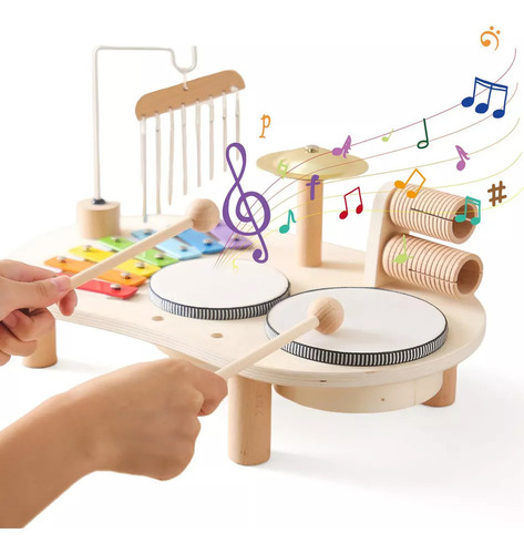Juego De Batería Para Niños, Juguetes Educativos