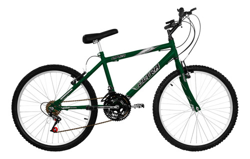 Bicicleta Masculina Ultra Bike Aro 24 Freio V-break Cor Verde