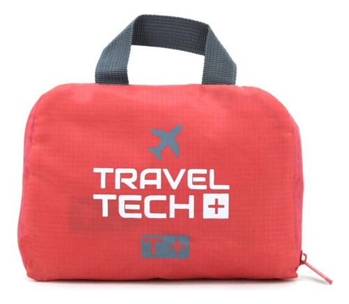 Mochila Plegable Travel Tech Viaje Convertible Cómoda Prátic Color Coral 17820