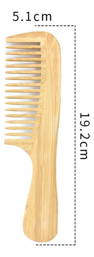 Db Peine For Champú De 3 Piezas, Peine For Baño De Bambú,