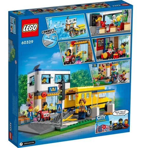 Kit De Construcción Lego City Día De Escuela 60329 +6 Años Cantidad de piezas 433