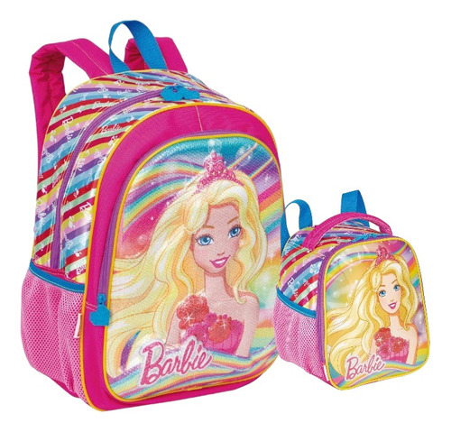 Mochila Barbie Princesa Costas G 19x Paete 3d Sestini Lanche