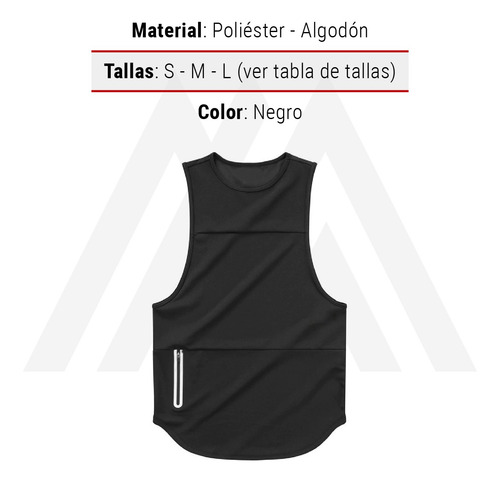 Imagen 8 de 10 de Polera Deportiva Hombre Gimnasio Con Cierre
