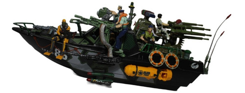 G.i.joe Figuras Y Vehículos Compatibles Bote D Asalto Custom (Usado)