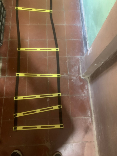 Escalera De Cordinacion Para Entrenamiento Gym Amarillo