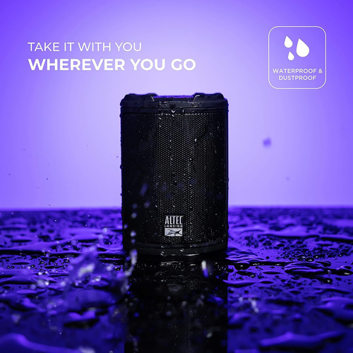 Altavoz Inalámbrico Altec Lansing, Bt, Sonido 360° Negro