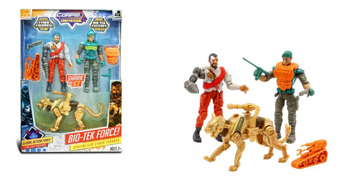 Muñecos Figuras De Acción The Corps Shark Vs Ice Esc 1:18