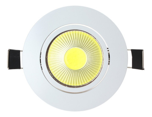 Foco Led Cob Embutido 7w Direccional Luz Fria / Electroardu