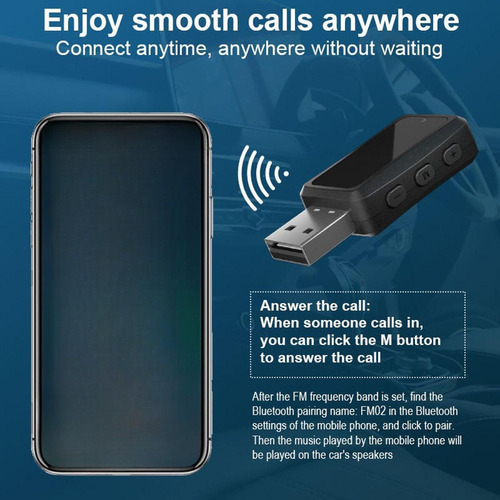 // Accesorios Del Adaptador De Audio Para Automóvil Bt