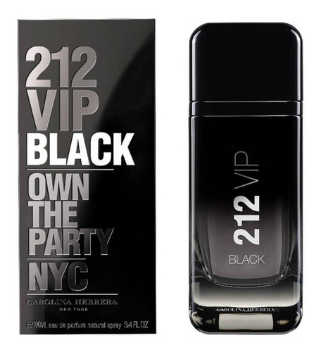 Imagen 3 de 3 de Carolina Herrera 212 VIP Black Eau de parfum 100 ml para hombre