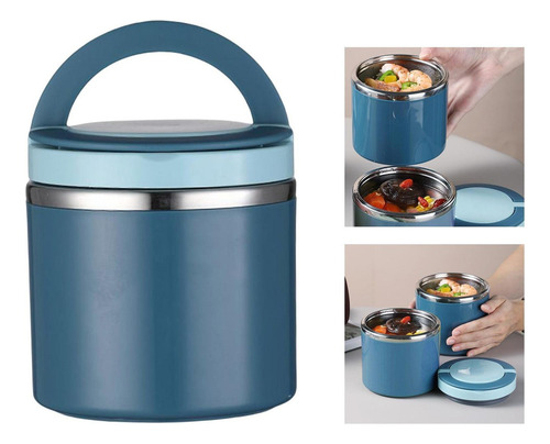 Taza Térmica Vacío Bento Lunch Box Sopa Portátil 1000ml