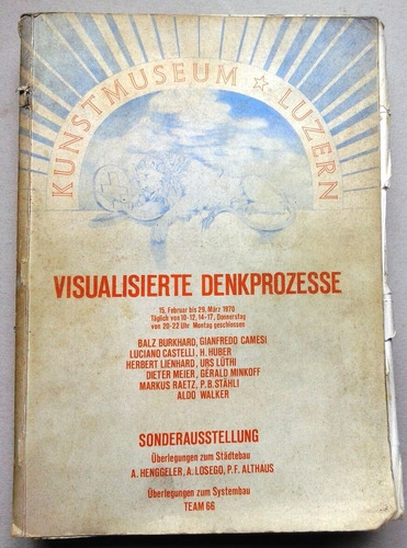 Visualisierte Denkprozesse - Kunstmuseum Luzern 1970 