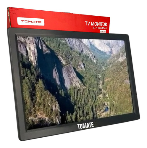 Tv Portátil Digital Monitor Portátil 19 Polegadas Tomate 127/220V cor Preto