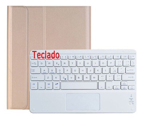Funda Con Panel Táctil Y Teclado For Galaxy Tab S7 Fe 12.4