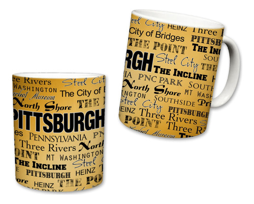 Taza Inspirada En La Ciudad De Pittsburgh, Taza De Café De C