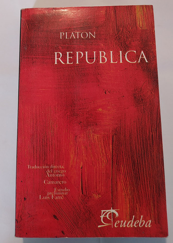  Republica - Platon / Ed Eudeba