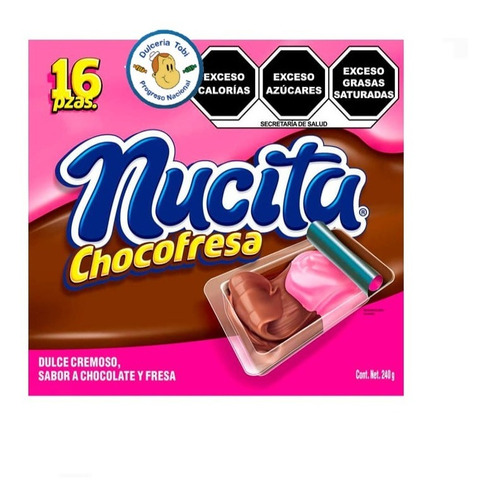 Nucita Chocofresa 16 Piezas