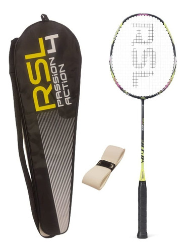 Raqueta Badminton Profesional Tensada Bajo Costo Para