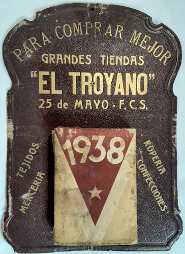 Antiguo Almanaque 1938 Sin Uso Ro 400