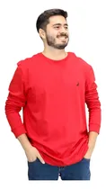 Comprar Playera Manga Larga Nautica Mod. Vr7370 Color Rojo