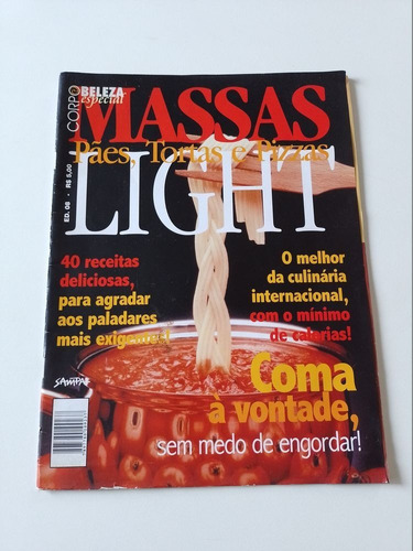 Revista Corpo E Beleza Especial Massas Light Pães Torta P252