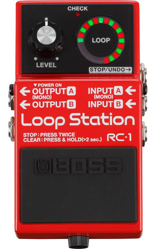 Pedal De Loop Station Boss Para Guitarra Rc-1 | Oferta