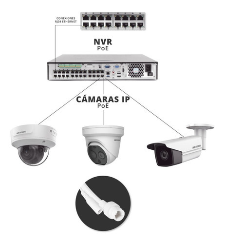 Camara Pinhole Ip 2 Megapixel Poe Microsd Interior Hikvision Color Negro