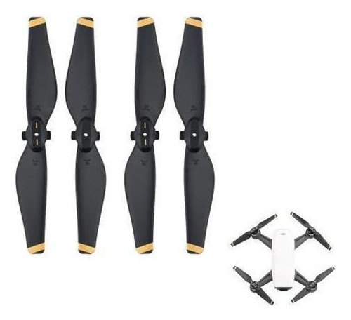 Jogo 4 Helices Drone Dji Spark Conjunto Reposiçao Completo P