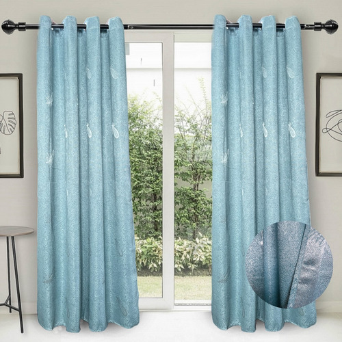 Cortina Semi Blackout 135x220 Para Sala O Recámara 1 Pz