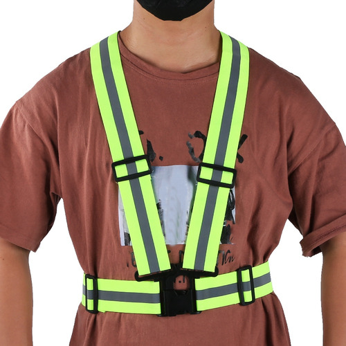 Chaleco De Trabajo De Seguridad De Alta Visibilidad, Elástic