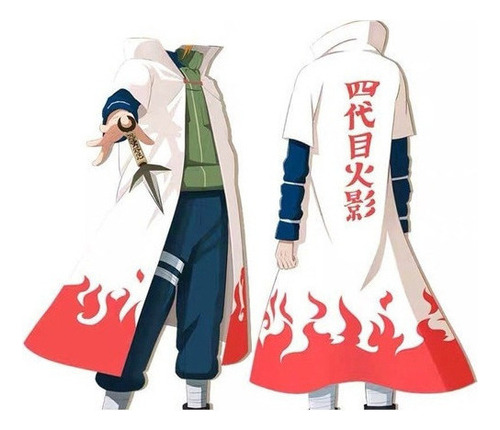 Capa De Chuva De Cosplay Hokage Minato Anime Naruto Shippude