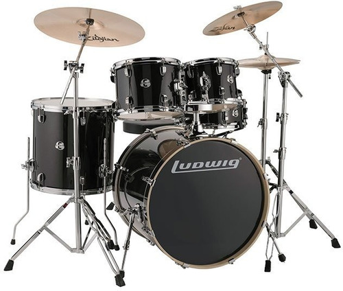 Ludwig Lcee22016i Bateria Element Evolution Negra 5 Piezas