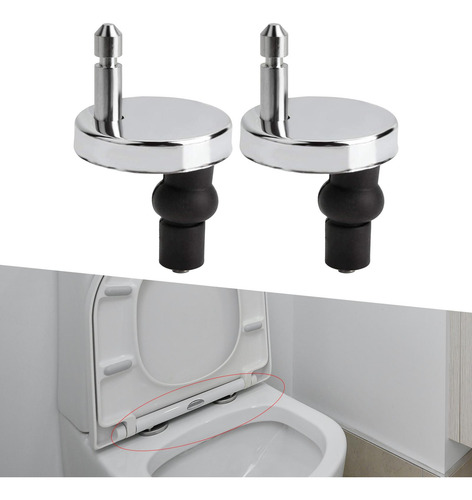 3 Bisagras De Asiento De Inodoro Tornillo De Goma Expansible