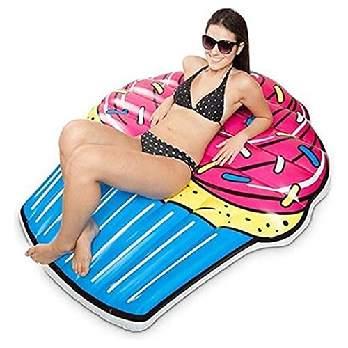 Cama Inflable Flotante Gruesa Verano Pvc Para Pastele