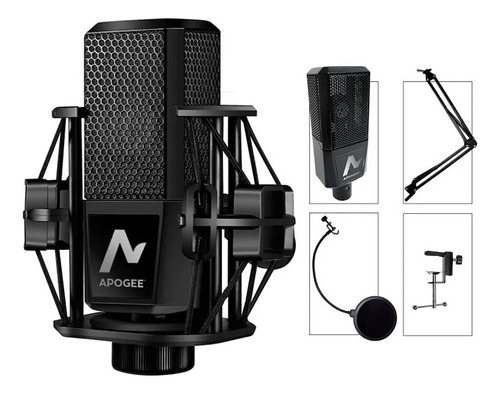 Apogee C-06 Kit Mic.condenser C Araña,popfilter,brazo Y Acc