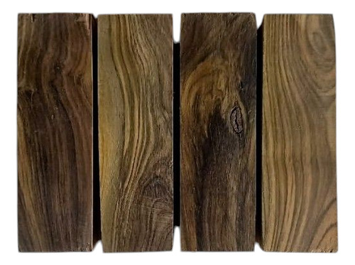 4 Tacos De Madera Retamo Para Encabar Cuchillos/mangos Varios