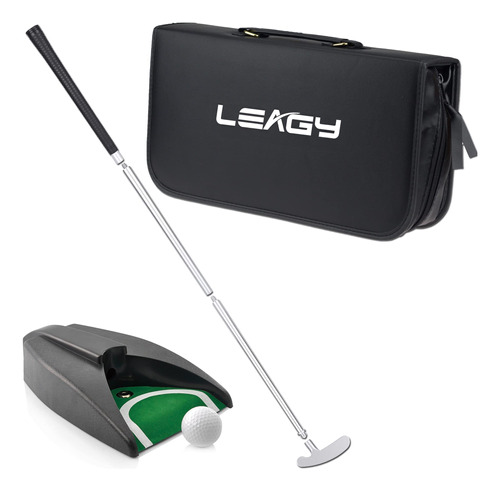 Leagy Golf Putter Conjunto De Practica Putting De Viaje Port