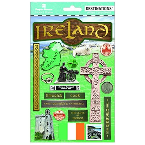 Pegatinas 2d De Viaje Por Irlanda, Paquete De 3